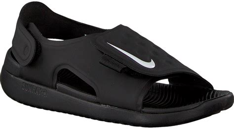 zwarte nike sandalen